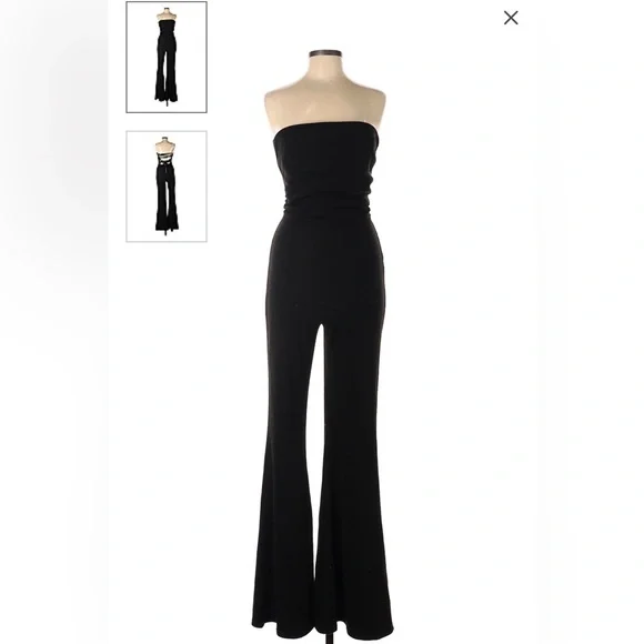 Fitted Sweater Jumpsuit- Flare leg - Picture 1 of 2